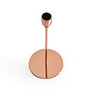 Підсвічники святкові REMY-DEСOR металеві Гамлет кольору рожеве золото набір 3 шт. висота 23см 28см 33см, фото 3