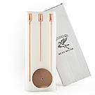 Підсвічники святкові REMY-DEСOR металеві Гамлет кольору рожеве золото набір 3 шт. висота 23см 28см 33см, фото 2