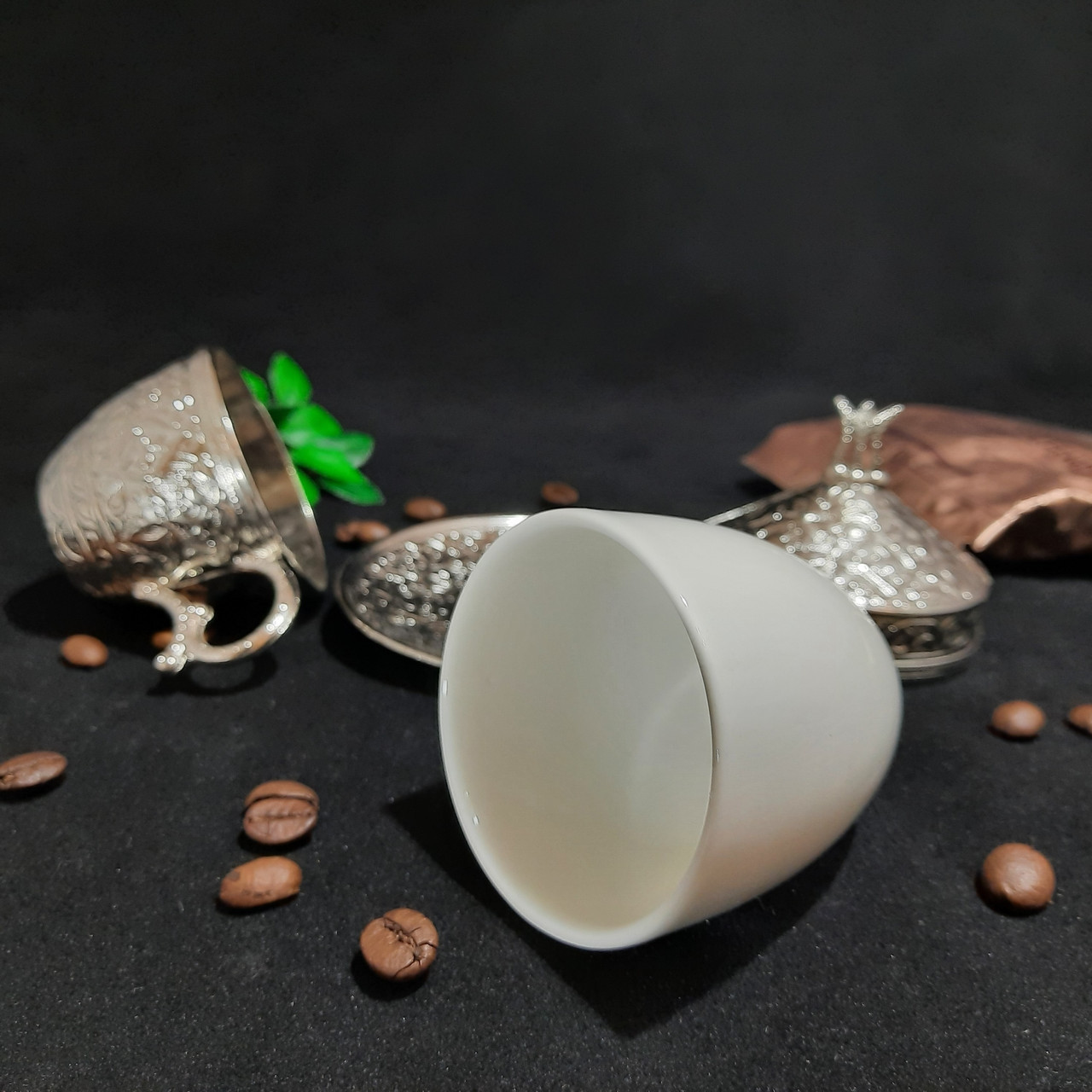 Турецкая чашка Acar с блюдцем 110 мл для подачи кофе по - восточному ...