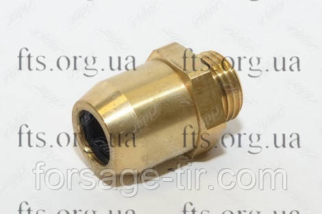 Штуцер M16 * 1,5 * D10 прямий бронза (ID#1543896727), ціна: 80 ...