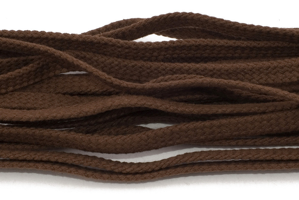 Шнурки цв.средне-коричневый 75 см, ширина 8.5мм,плоские (HT01)(39) Tarrago - фото 2 - id-p677449050