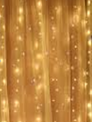 Гірлянда Штора 200L мідний дріт 3м*2м. колір тепло-білий;(Ш-200МТБ) USB з пультом