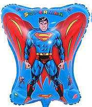 Кулька з плівки велика фігура Супермен 47х35см Китай