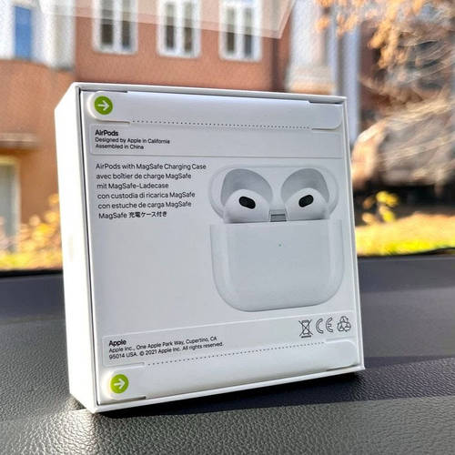 Наушники Apple Airpods 3 Bluetooth беспроводные iPhone Wireless ...