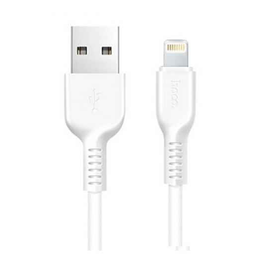 Кабель Hoco X20 Lightning довжина 1 метр Білий