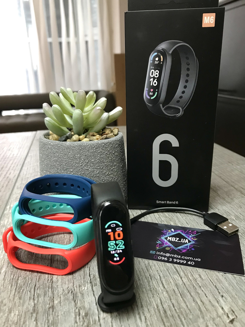 Фітнес Годинник Smart Band М6, Трекер, Крокомір, Пульс, Тиск xiaomi Мі 6