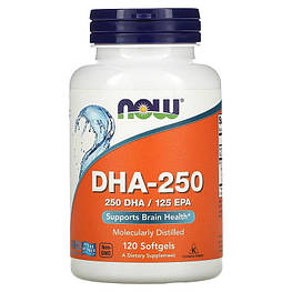 DHA-250 Brain Health Now Foods 120 капсул