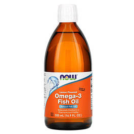 Omega-3 Fish Oil Now Foods 500 мл