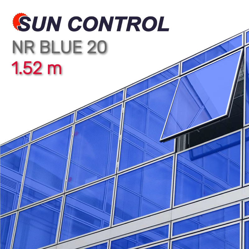 Синя вітражна плівка Sun Control NR Blue 20, фото 1