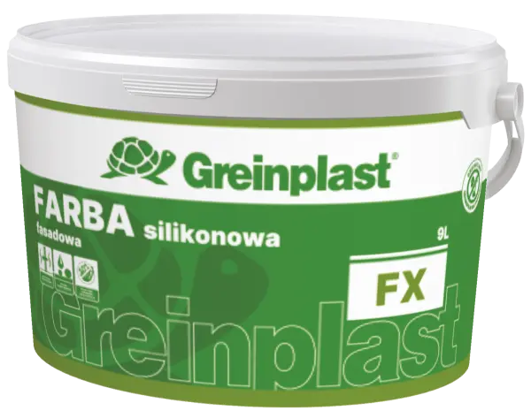 Фарба силіконова фасадна Greinplast FX 13.5 кг. база С