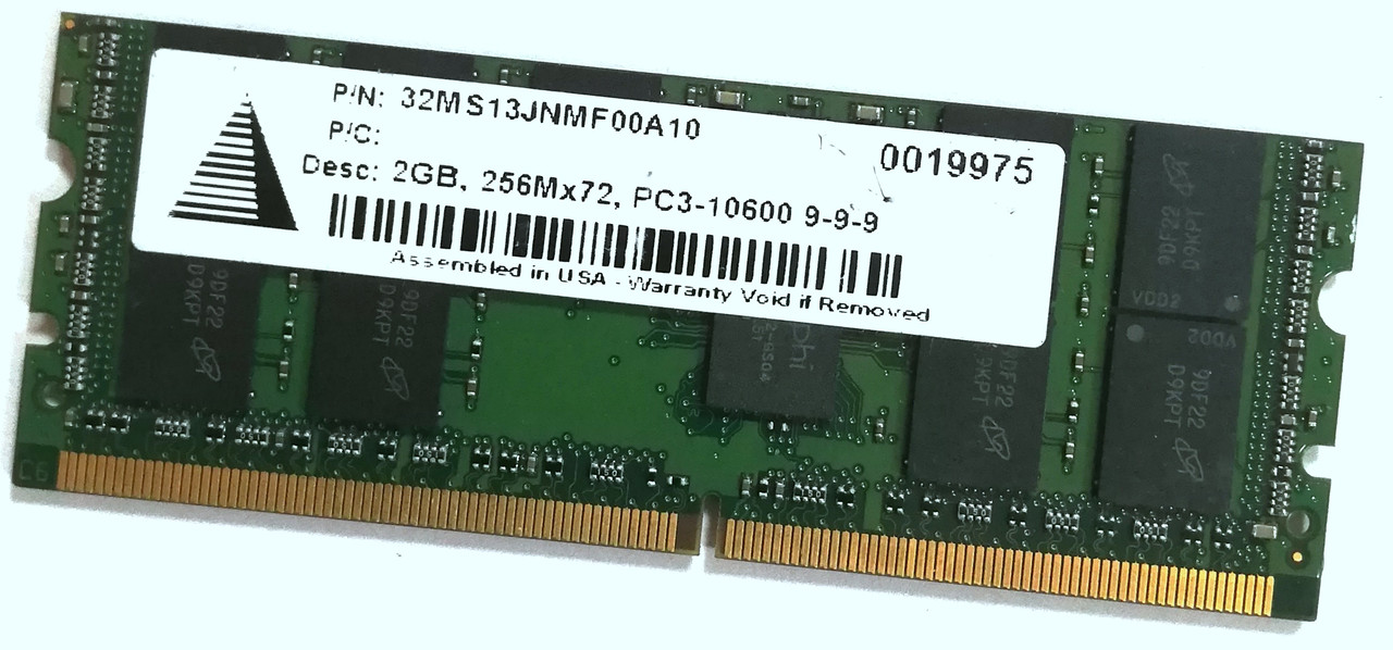Серверна оперативна пам'ять 2Gb MRDIM PC3-10600 256x72 CL9 (32MS13JNMF00A10) Б/В Під ремонт і відновлення!