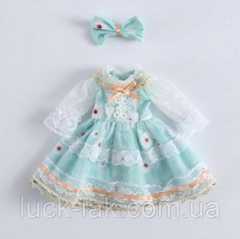Плаття "Ягідка" для шарнірної ляльки для BJD 1/6, 26-30 см, фото 1