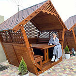 Альтанка "Бізнес" - з підлогою і з гратами, фото 2