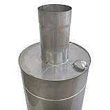 Бак для води на трубу димоходу AISI 304, 110 мм, 59 л, фото 2