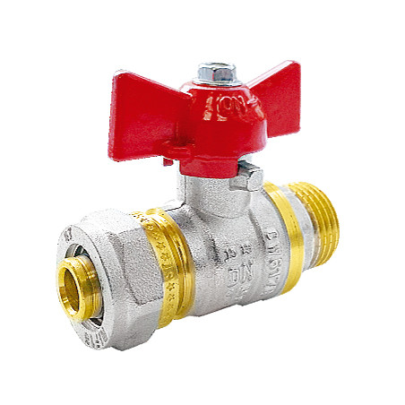 Кран для МП Трубы SANTAN Premium, Усиленный 16х1/2" Н КБ — Купить ...