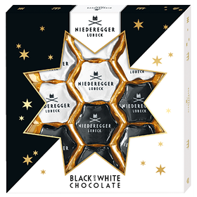 Марципан Niederegger Marzipan Black & White Stern 125g