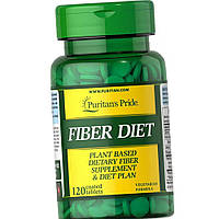 Клітковина Puritan's Pride Fiber Diet 120 таблеток Харчові волокна