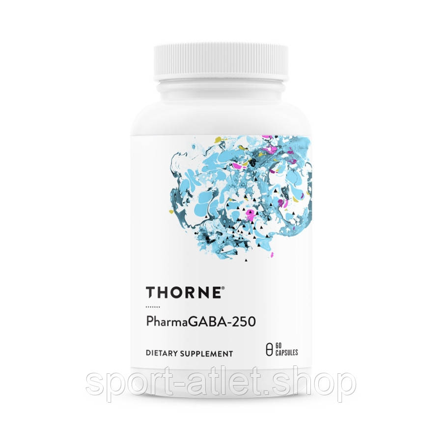 Амінокислота Thorne Pharma GABA-250, 60 капсул, фото 1