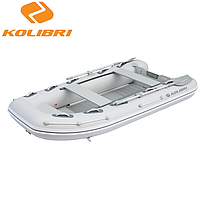 Надувна чотиримісний човен Kolibri КМ-330DXL з фанерним пайолом