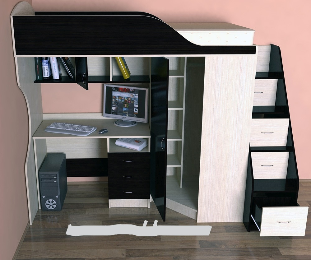 Ліжко горище  КЧ 545, фото 1