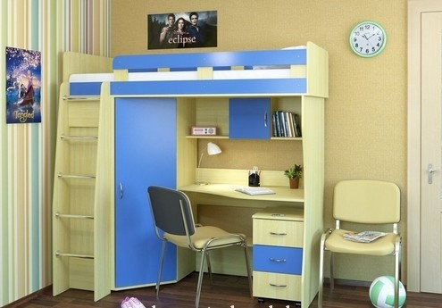 Дитяче ліжко горище, фото 1