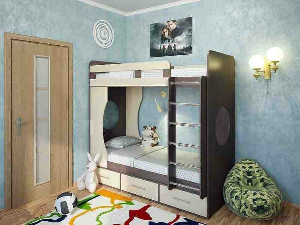 Ліжко горище двоярусне, фото 1