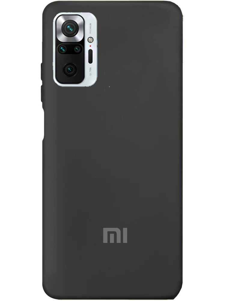 Чохол Silicone case Premium для Xiaomi Redmi Note10Pro Black (03) чорний