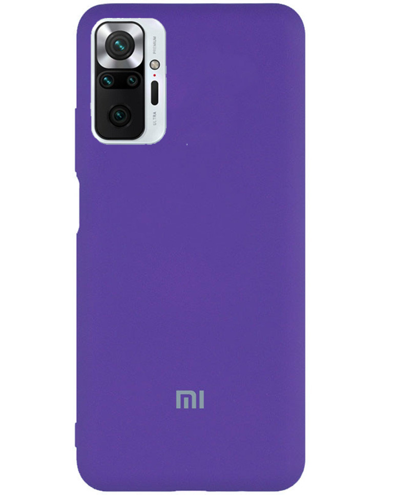 Чохол Silicone case Premium для Xiaomi Redmi Note10 Ultraviolet (07) фіолетовий