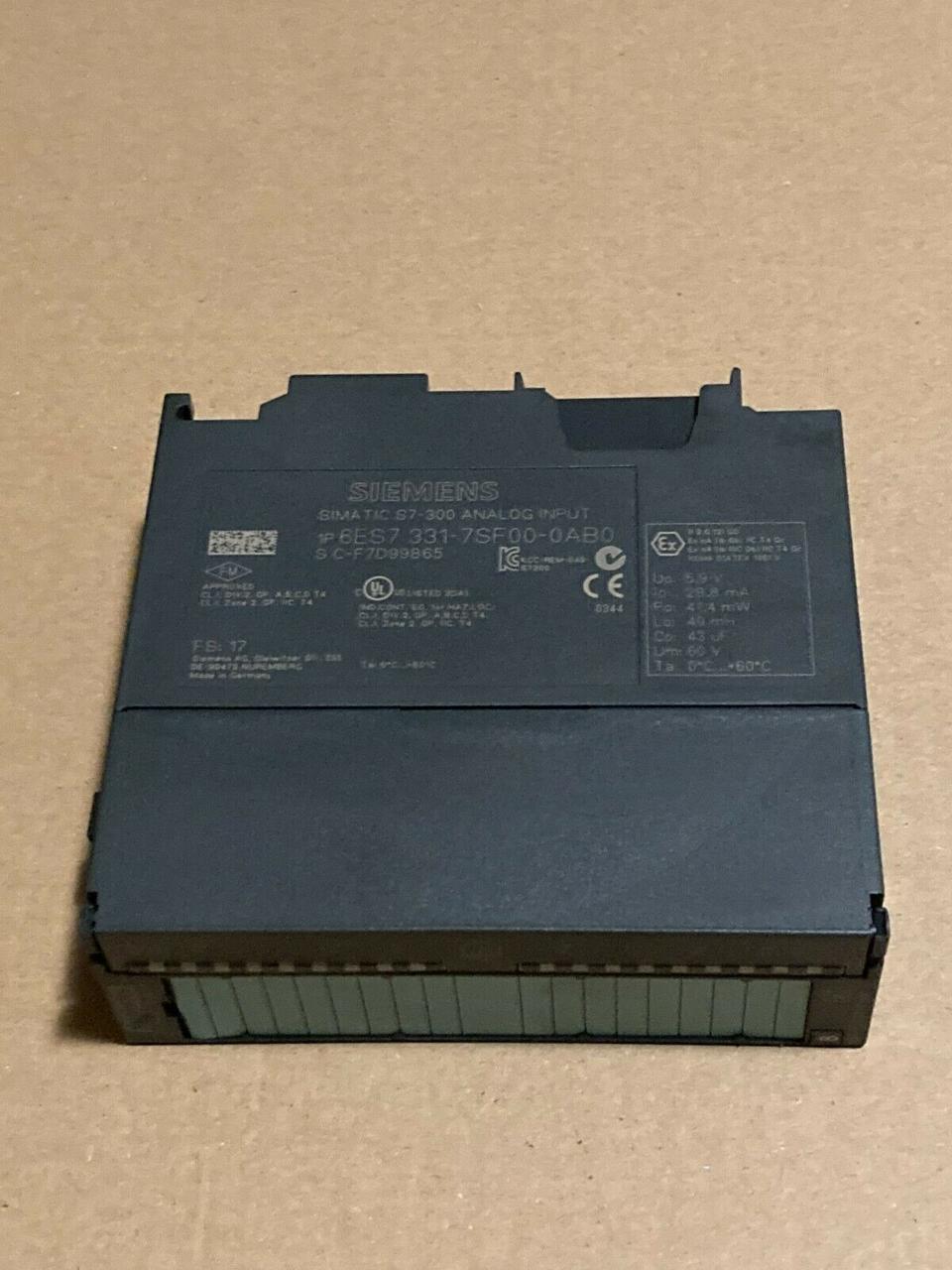 Siemens SIMATIC S7, analog input SM 331, 6ES7331-7SF00-0AB0 - фото 1 - id-p1544044811