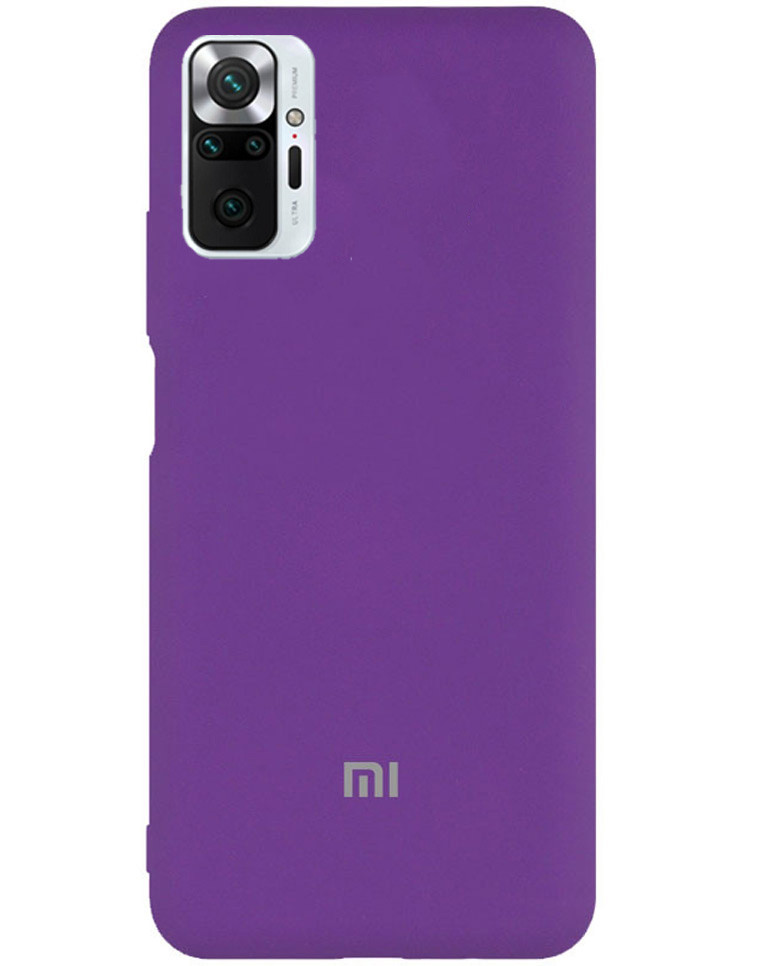 Чохол Silicone case Premium для Xiaomi Redmi Note10Pro Purple (14) фіолетовий