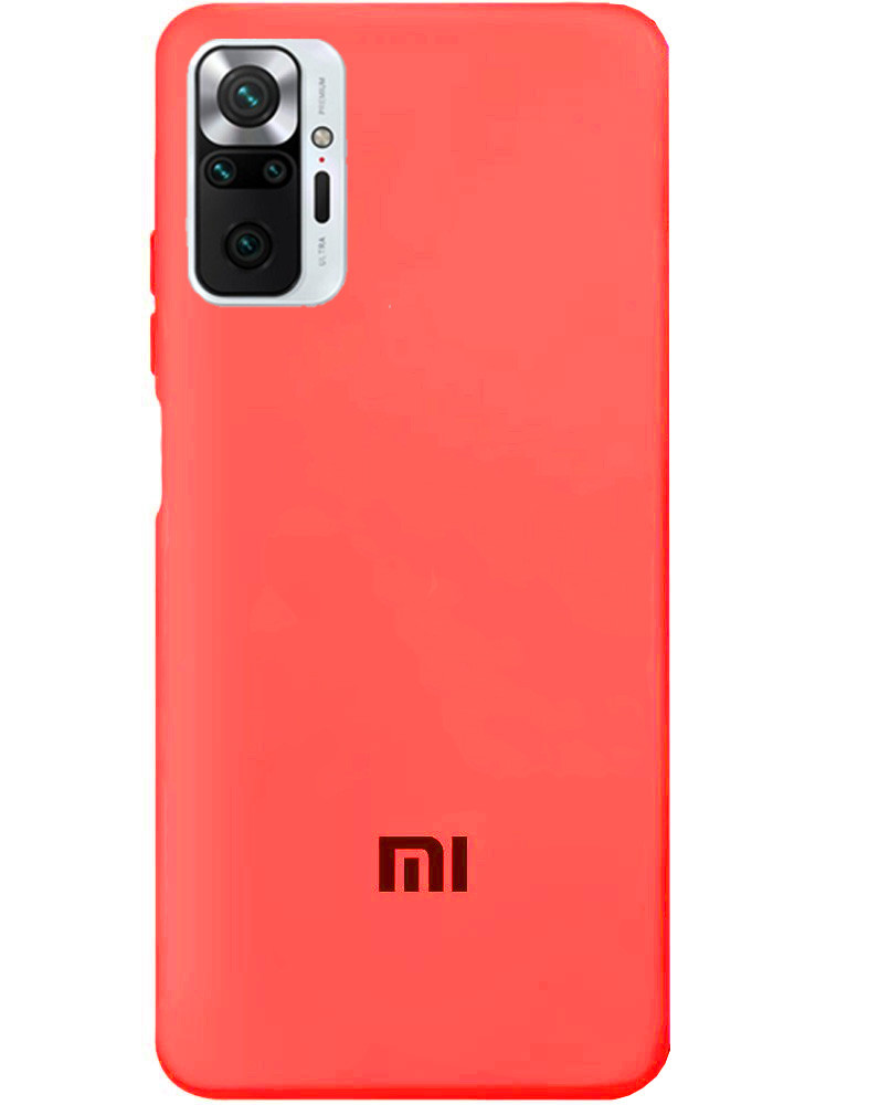 Чохол Silicone case Premium для Xiaomi Redmi Note10 Camelia (15) світло-червоний