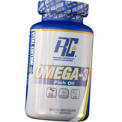 Омега 3 Ronnie Coleman Omega Fish Oil 120 капс, фото 2