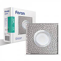 Встраиваемый светильник Feron CD834 с LED подсветкой