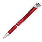 Ручка кулькова металева DUNA для лазерного гравіювання логотипу Червоний