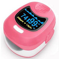 Пульсоксиметр CMS50QА двухцветный OLED дисплей для детей, CONTEC Розовый (FL000090) [6136-HBR]