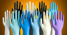 Види медичних одноразових рукавичок