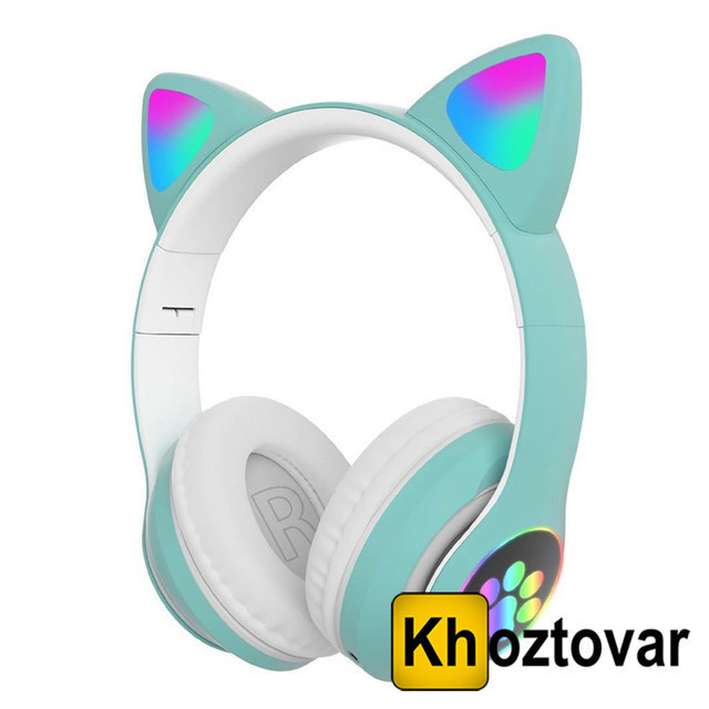 Бездротові навушники B39M Cat Ear | Світяться котячі вушка