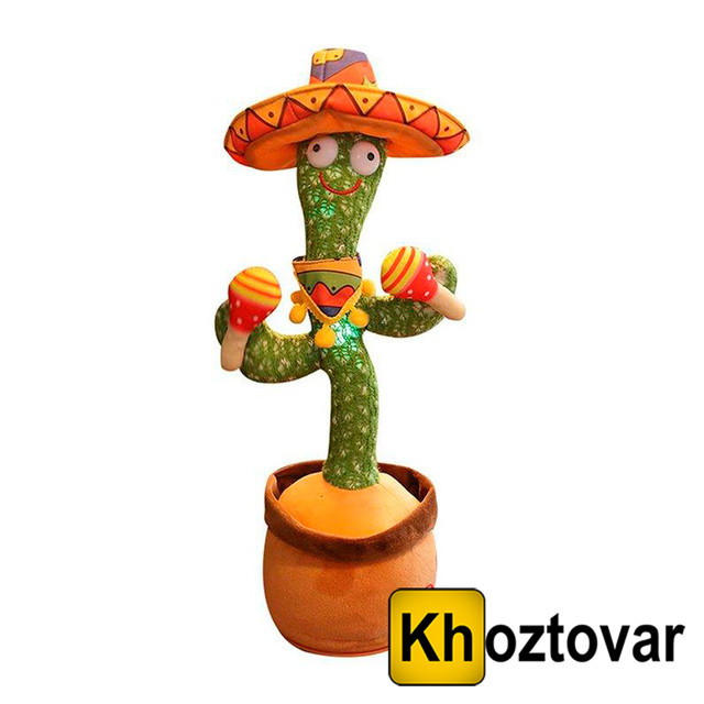 Танцюючий кактус у капелюсі "Повторюшка" Cactus TikTok
