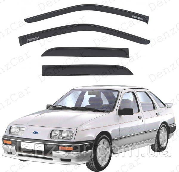 Вітровики Ford Sierra 1982-1993 Sd/Hb 5d (на скотчі)\Дефлектори вікон Форд Сієрра