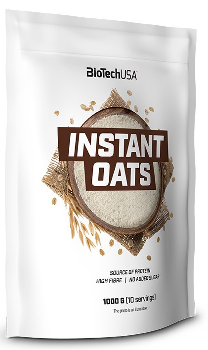 Instant Oats BioTech 1 кг Без смакових добавок