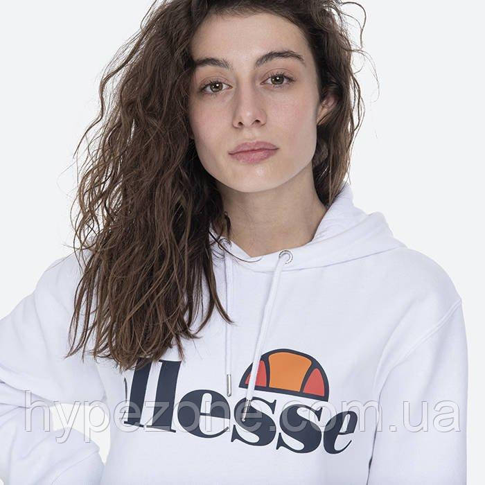 Худі Ellesse HOODIE Толстовка з лого Елліс на флісі, байці Кофта Кенгуру з кишенею Батник з капюшоном
