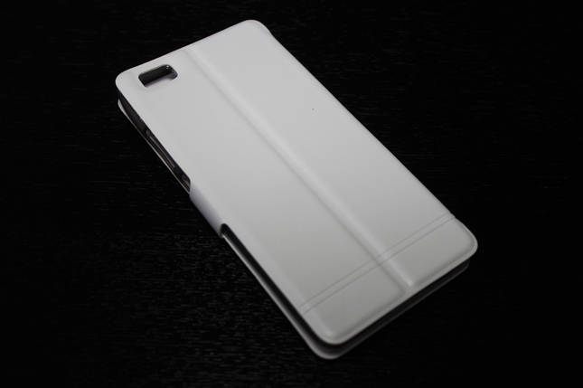 Шкіряний чохол-книжка для Huawei P8 LITE білий, фото 2