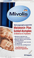 Mivolis Melatonin Plus Schlaf Komplex Комплекс для сну з мелатоніном і валеріаною, 32 шт.