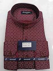 Сорочка Passero стійка з довгим рукавом