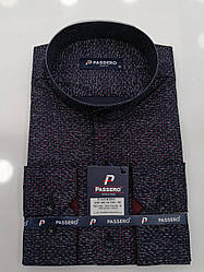 Сорочка Passero стійка з довгим рукавом