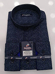 Сорочка Passero стійка з довгим рукавом