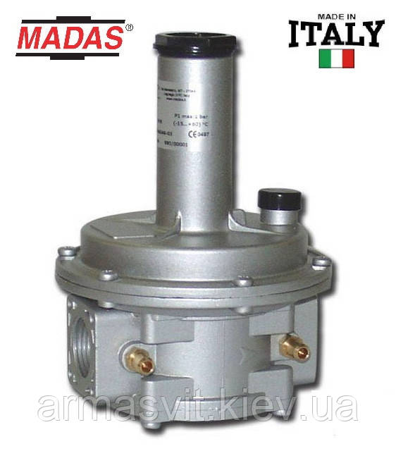 Регулятор тиску газу RG/2MC, FRG/2MC MADAS (Italy), DN20, Рових-40÷110, муфтовий (нарізний). Купити.Ціна.