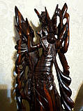 Велика статуетка Рама і Сіта з чорного дерева, фото 3