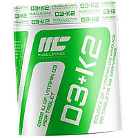 Вітамін Д3 + К2 Muscle Care D3+K2 90 таблеток
