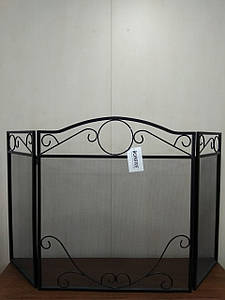 Камінна сітка екран S38225BK (висота 66 см )